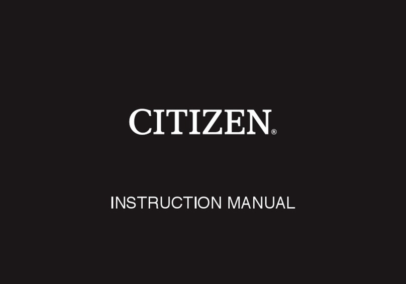 Citizen JM0 Series User manual Citizen JM0 Series User manual