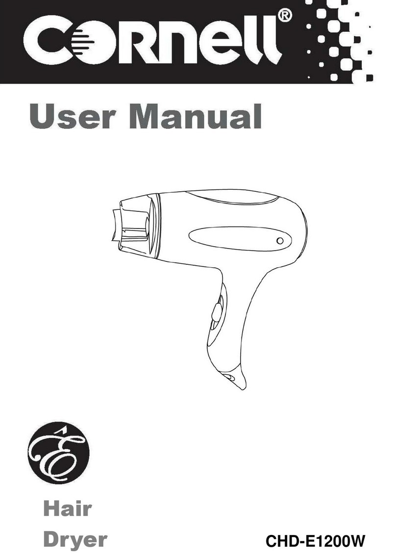 Cornell CHD-E1200W user manual