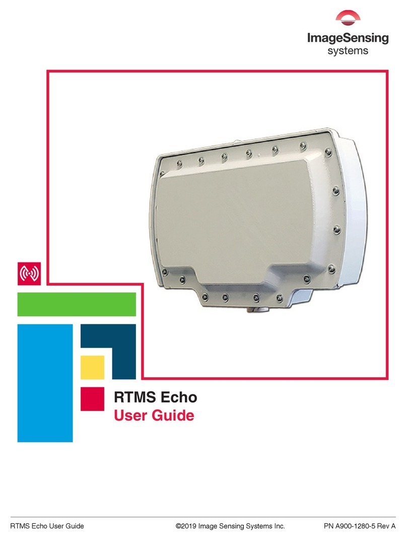 Image Sensing Systems RTMS Echo user guide