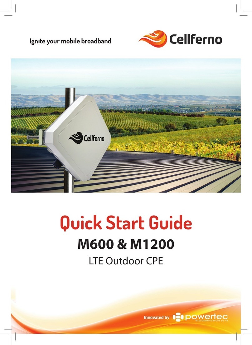 Power Tec Cellferno M600 quick start guide