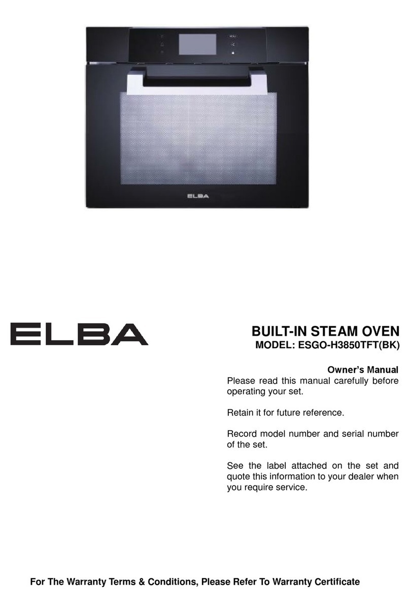 Elba ESGO-H3850TFT(BK) User manual Elba ESGO-H3850TFT(BK) User manual