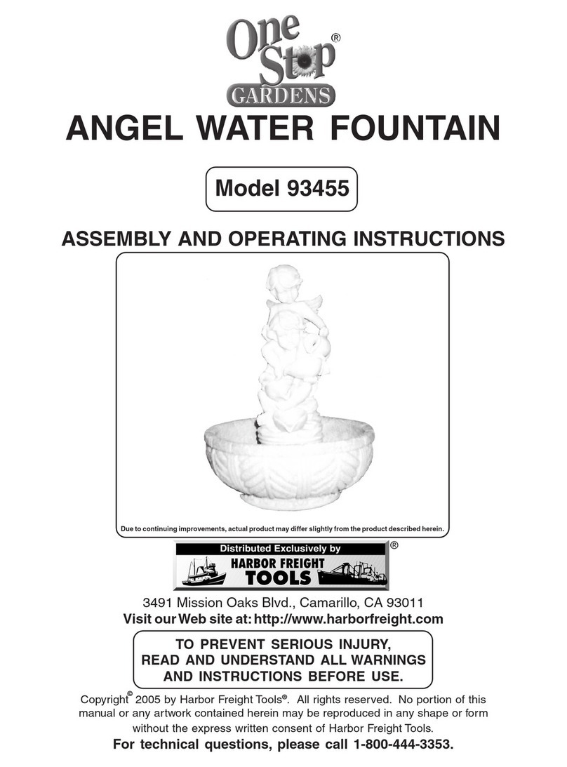 Harbor Freight Tools One Stop Gardens 93455 Assembly and operating instructions Harbor Freight Tools One Stop Gardens 93455 Assembly and operating instructions