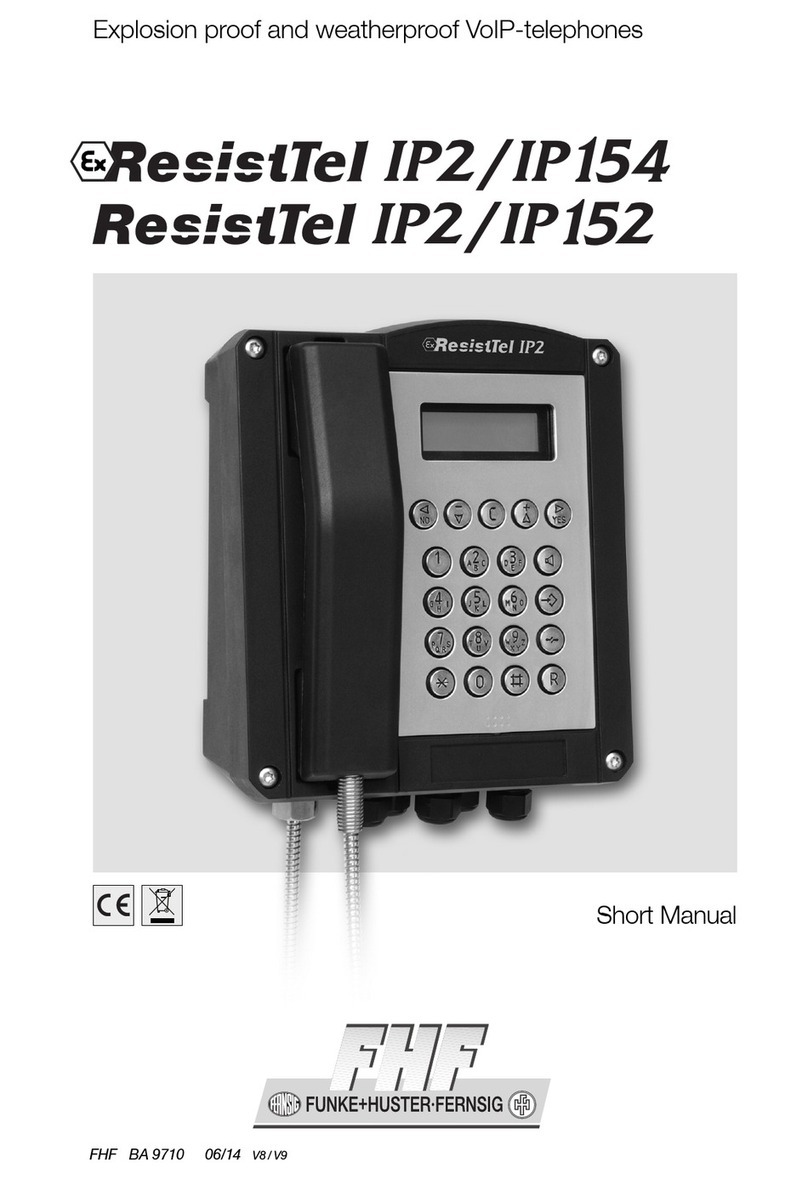 FHF ResistTel IP2/IP154 How to use