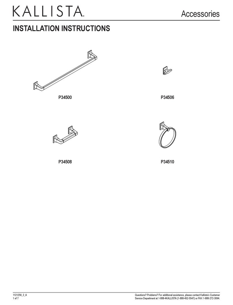 Kallista P34500 installation instructions