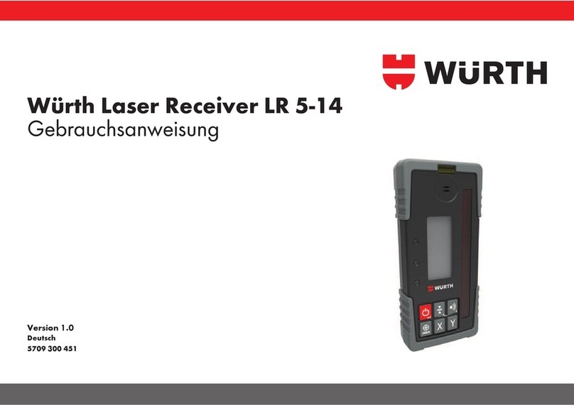Würth LR 5-14 User manual
