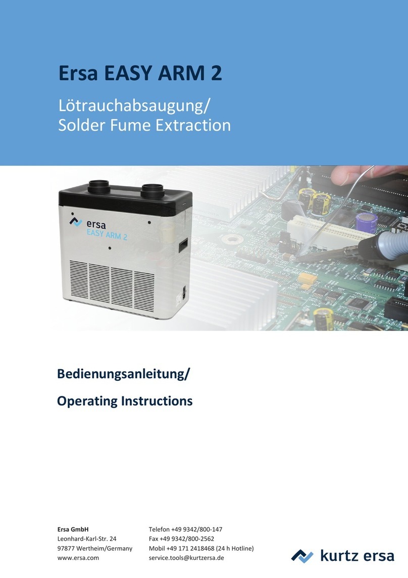 Kurtz Ersa EASY ARM 2 operating instructions
