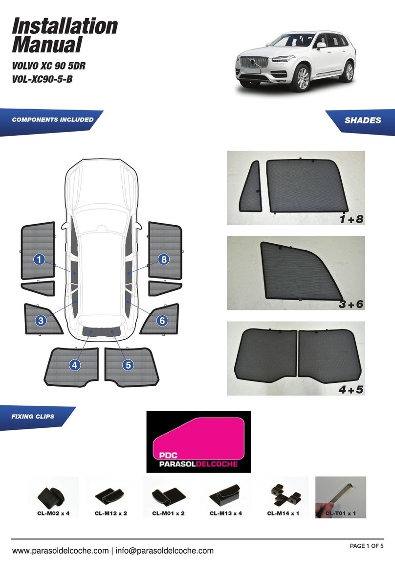 PDC VOL-XC90-5-B installation manual