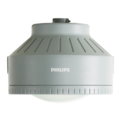 Philips GreenUp Wellglass BY200P Series Mounting instruction