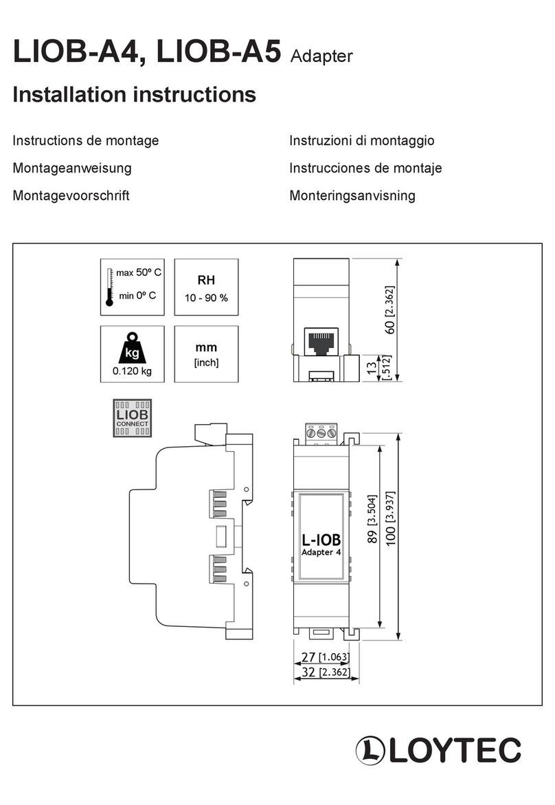 LOYTEC LIOB-A4 User manual