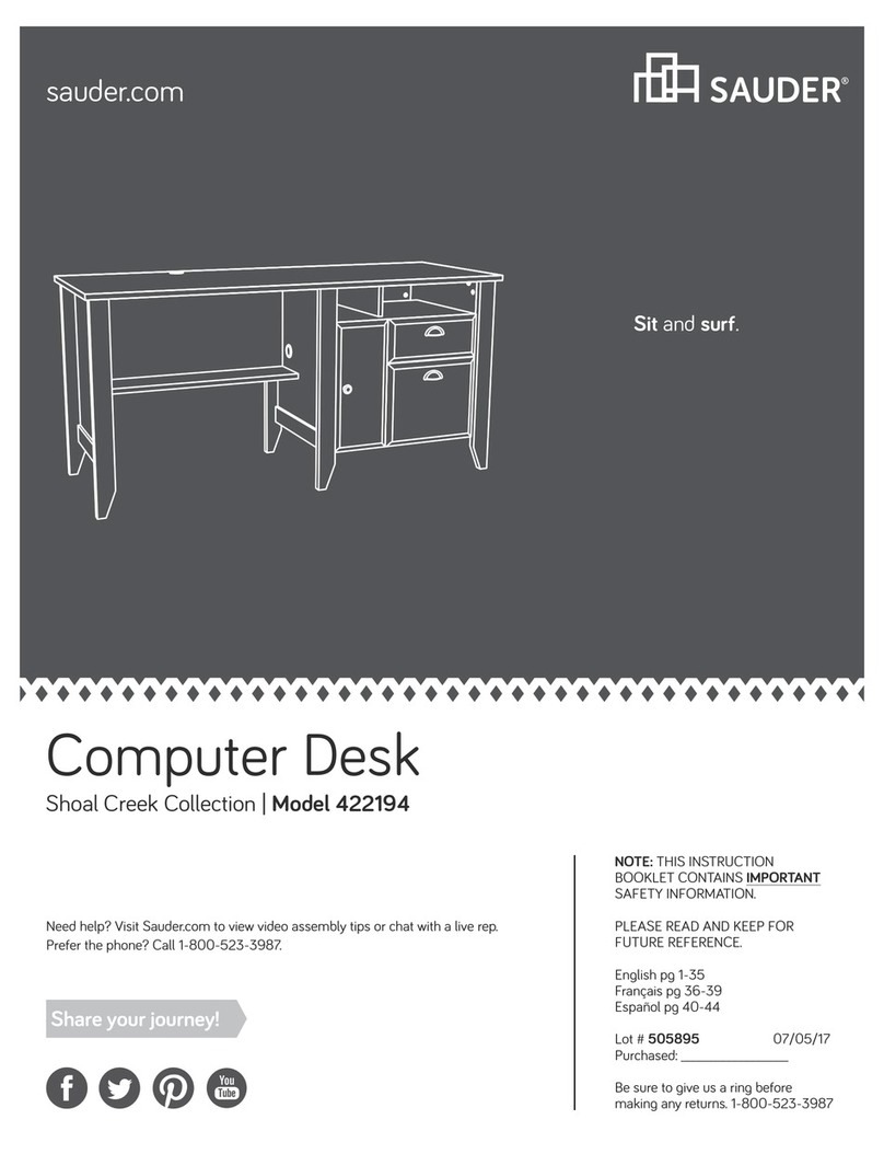 Sauder Shoal Creek 422194 User manual