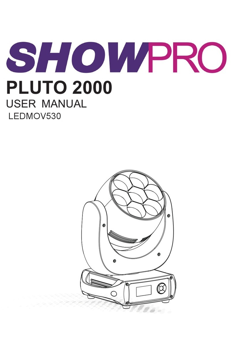 ShowPro PLUTO 2000 user manual