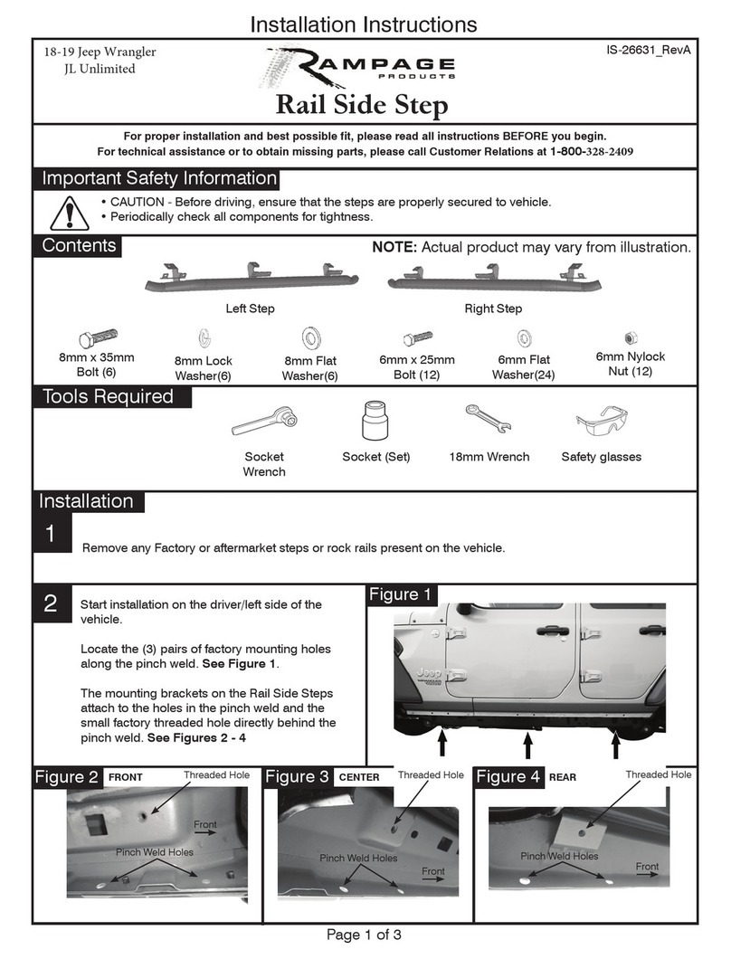 Rampage 26631 installation instructions