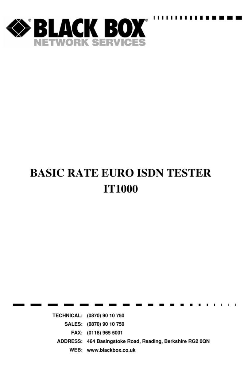 Black Box IT1000 manual