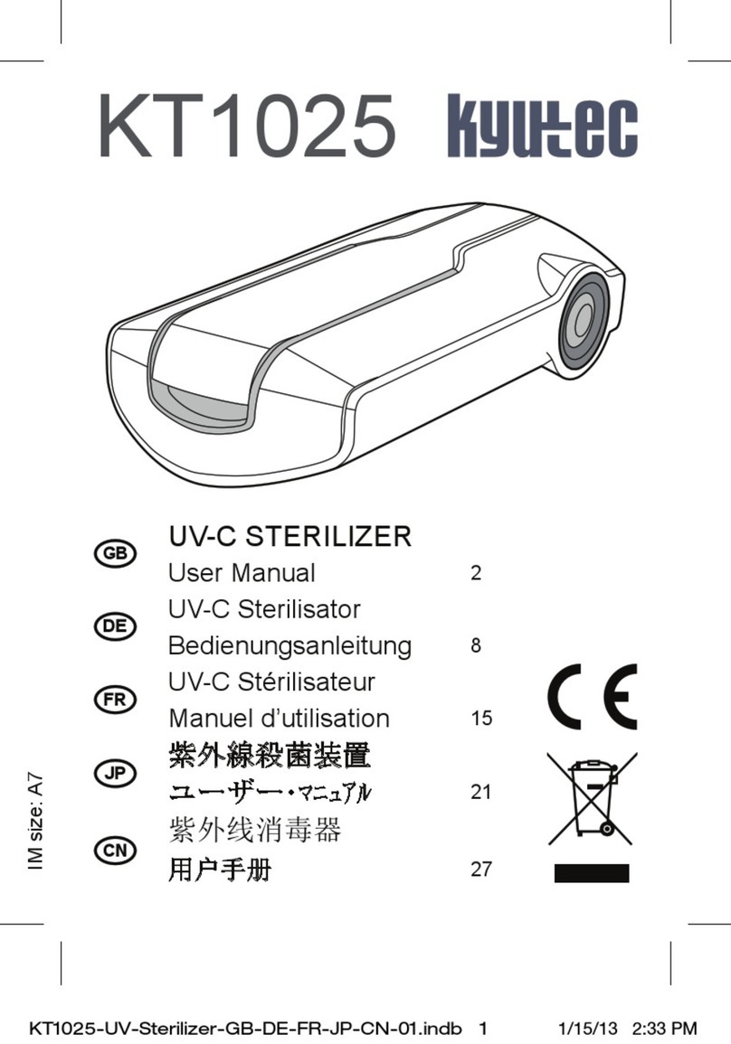 Kyutec KT1025 user manual