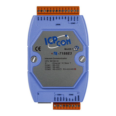ICP DAS USA I-7188E3 User manual ICP DAS USA I-7188E3 User manual