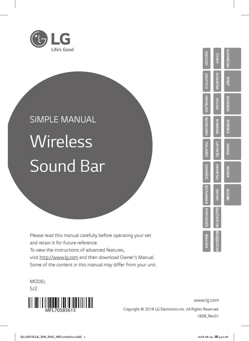 LG SJ2 Specification sheet