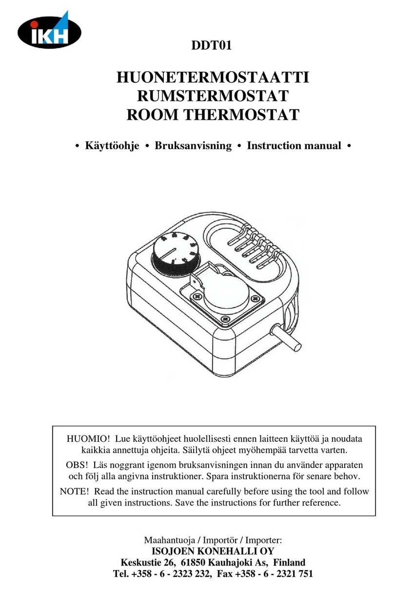 IKH DDT01 instruction manual