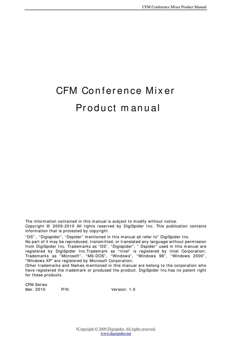 DigiSpider CFM Series product manual