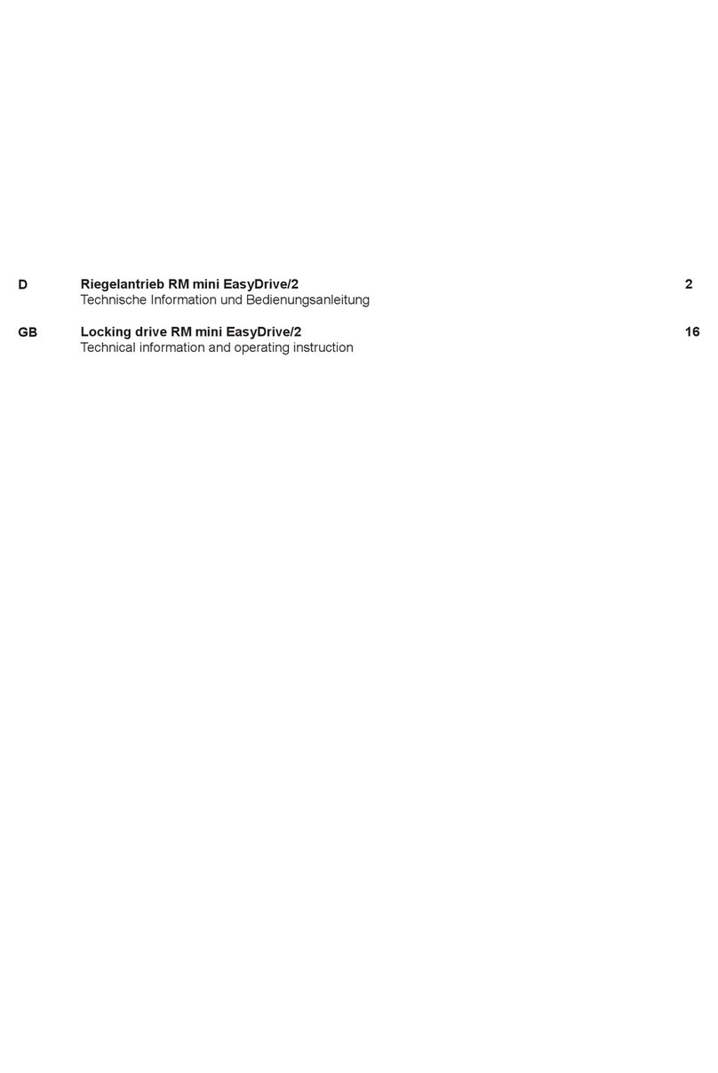 STG-BEIKIRCH RM mini EasyDrive/2 operating instructions