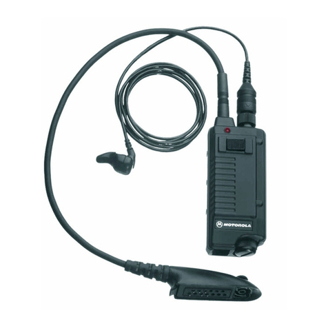 Motorola Voiceducer MDRMN4044 manual