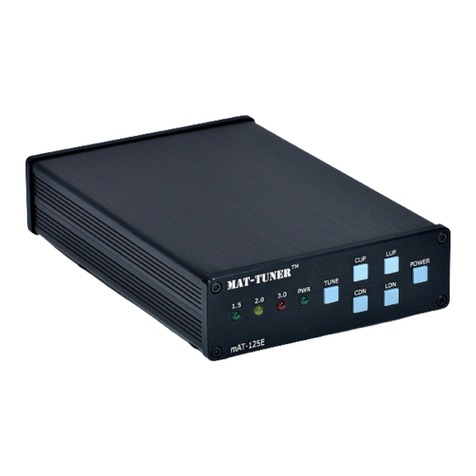 Mat-Tuner mAT-125E User manual