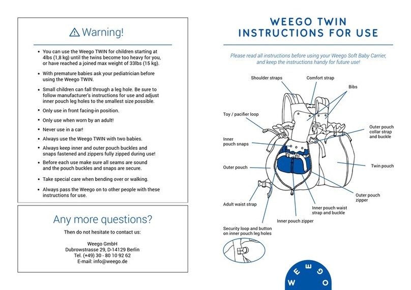 Weego Twin Instructions for use