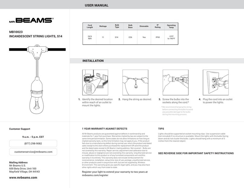 Mr. Beams MB10023 user manual
