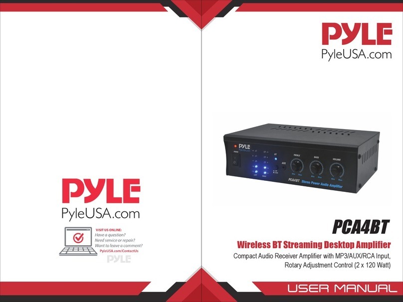 Pyle PCA4BT user manual