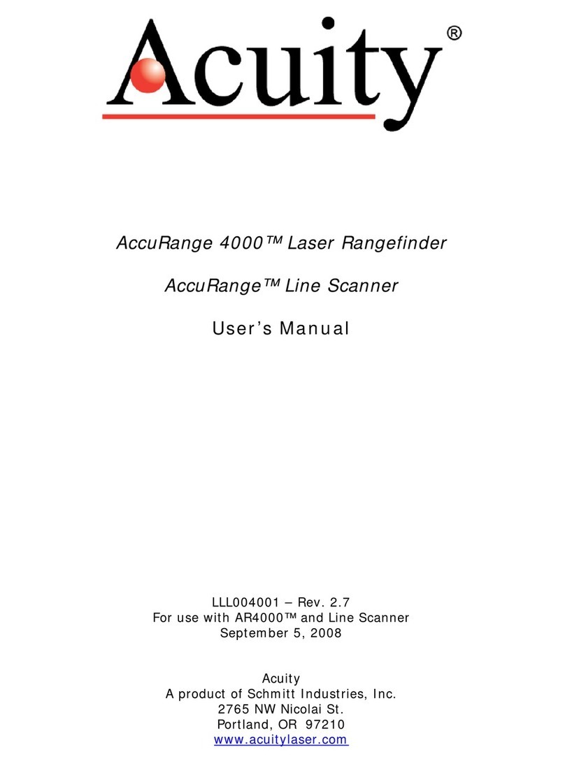 Acuity AccuRange Series user manual