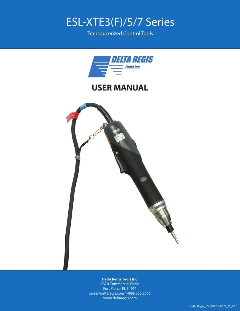 Delta Regis ESL-XTE3 Series User manual
