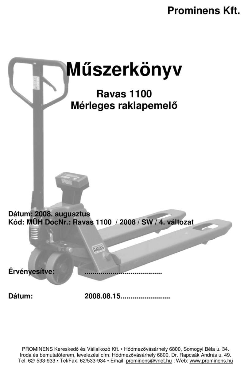 Ravas 1100 Operational manual