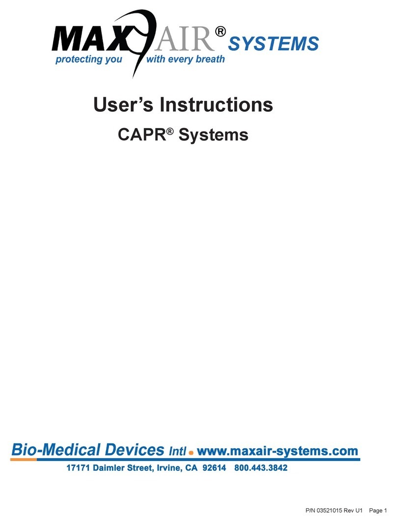 Max-Air Systems CAPR Series User instructions