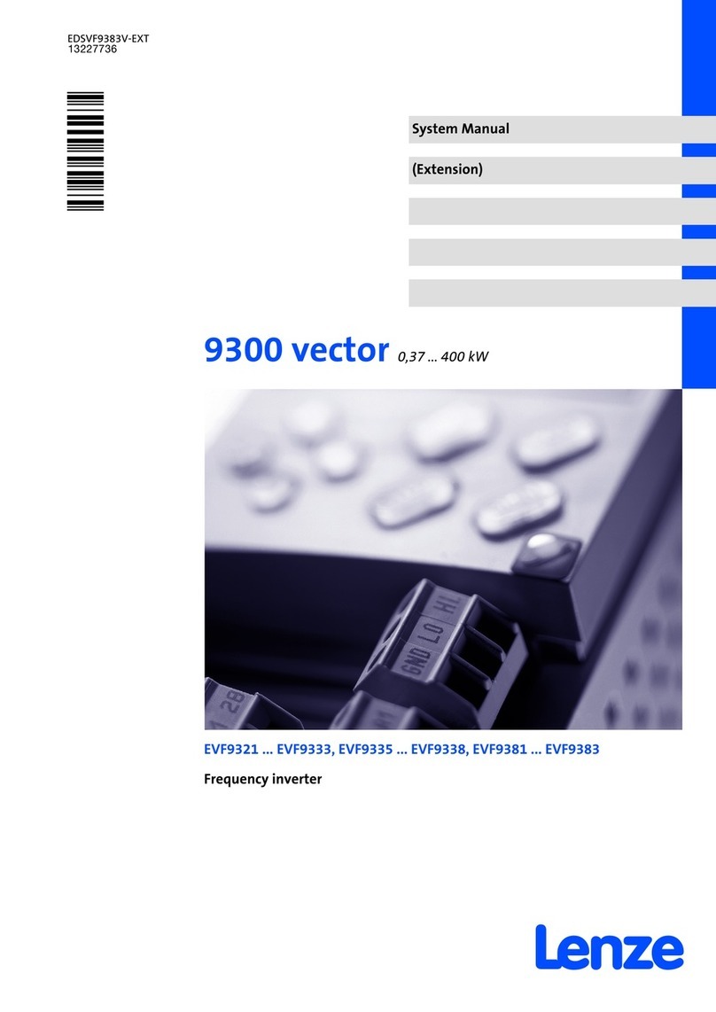 Lenze EVF9333  Series System manual