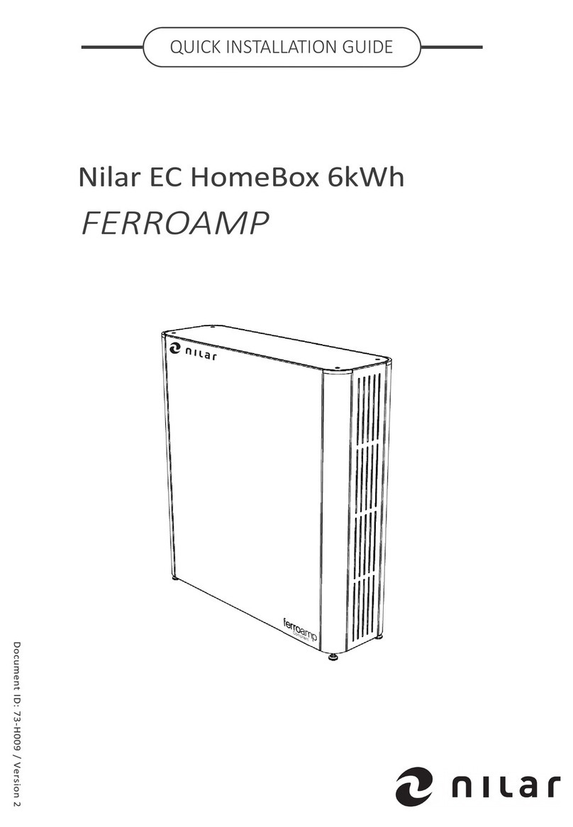 Nilar FERROAMP EC HomeBox 6kWh Quick installation guide Nilar FERROAMP EC HomeBox 6kWh Quick installation guide