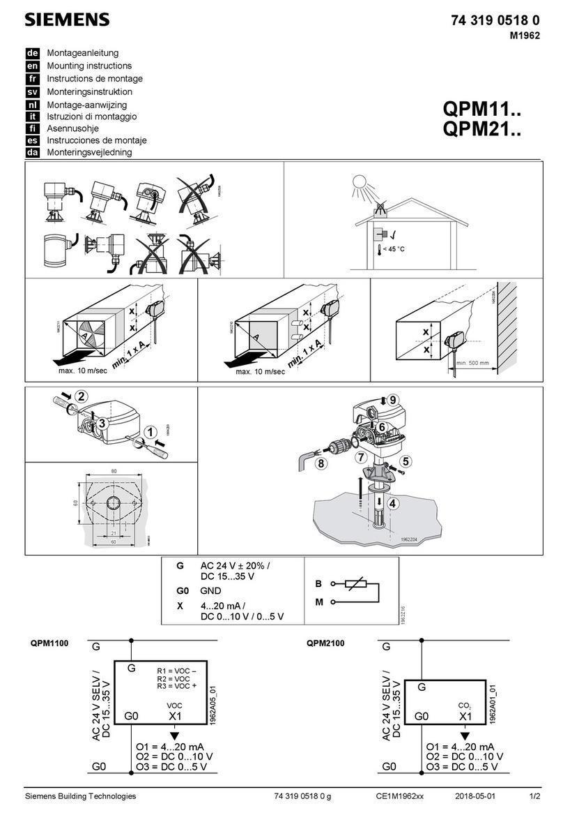 Siemens QPM11 Series User manual
