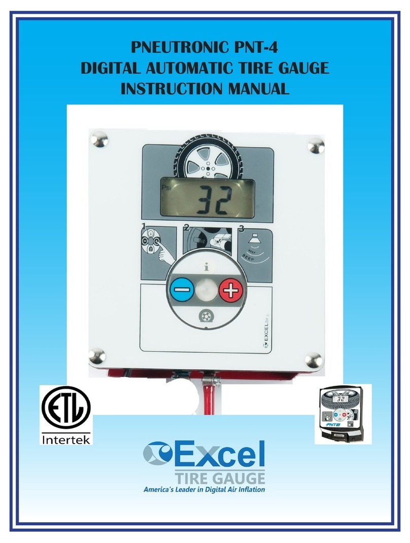 Excel Tire Gauge PNEUTRONIC PNT-4 instruction manual Excel Tire Gauge PNEUTRONIC PNT-4 instruction manual