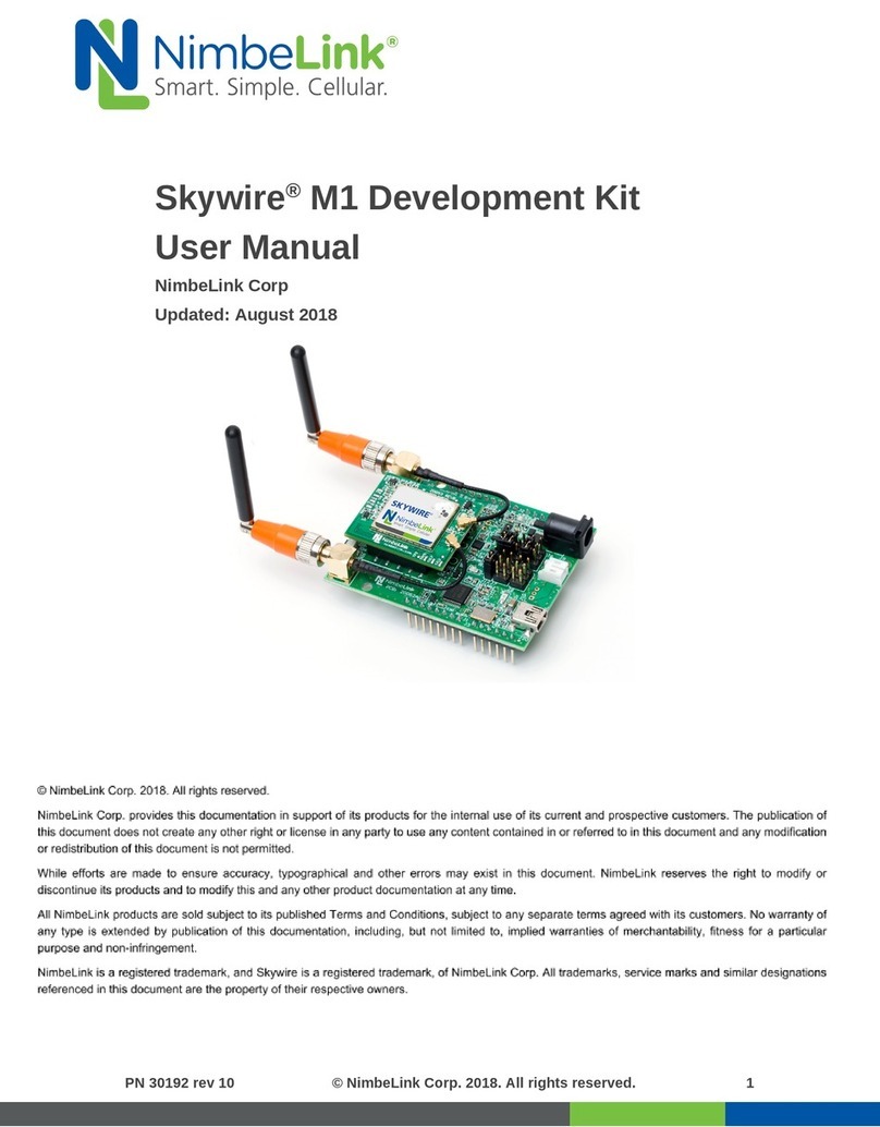 NimbeLink Skywire M1 Series User manual