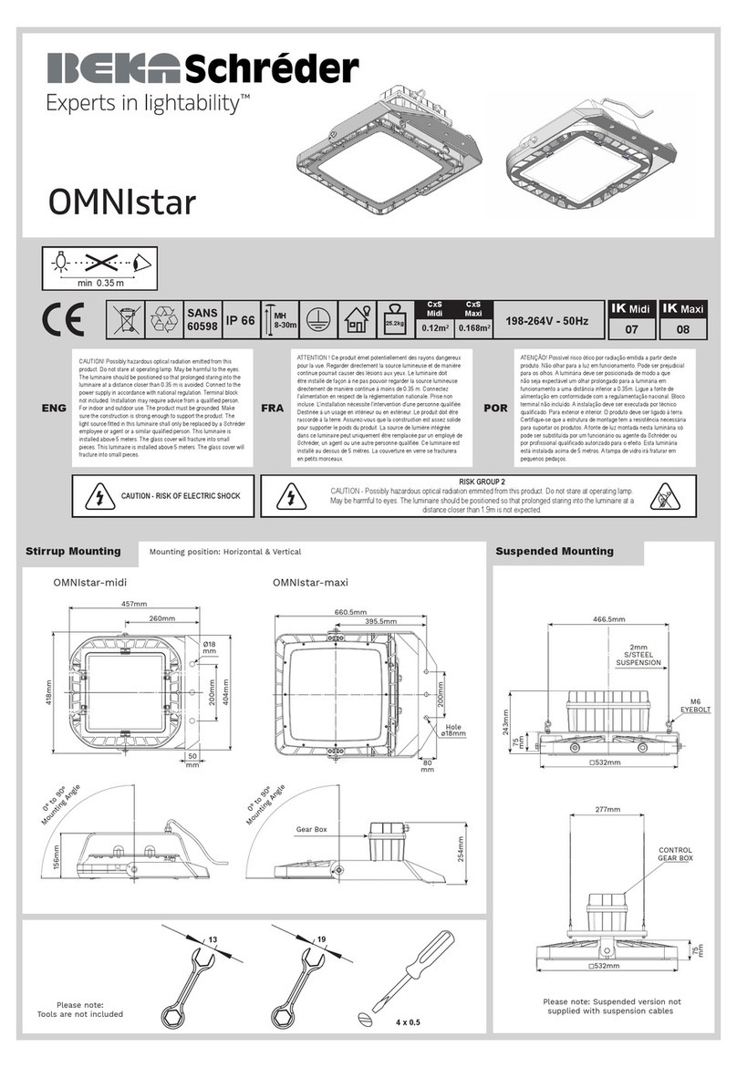 BEKA Schreder OMNIstar Series manual