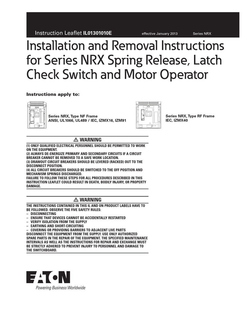 Eaton Series NRX Instruction leaflet