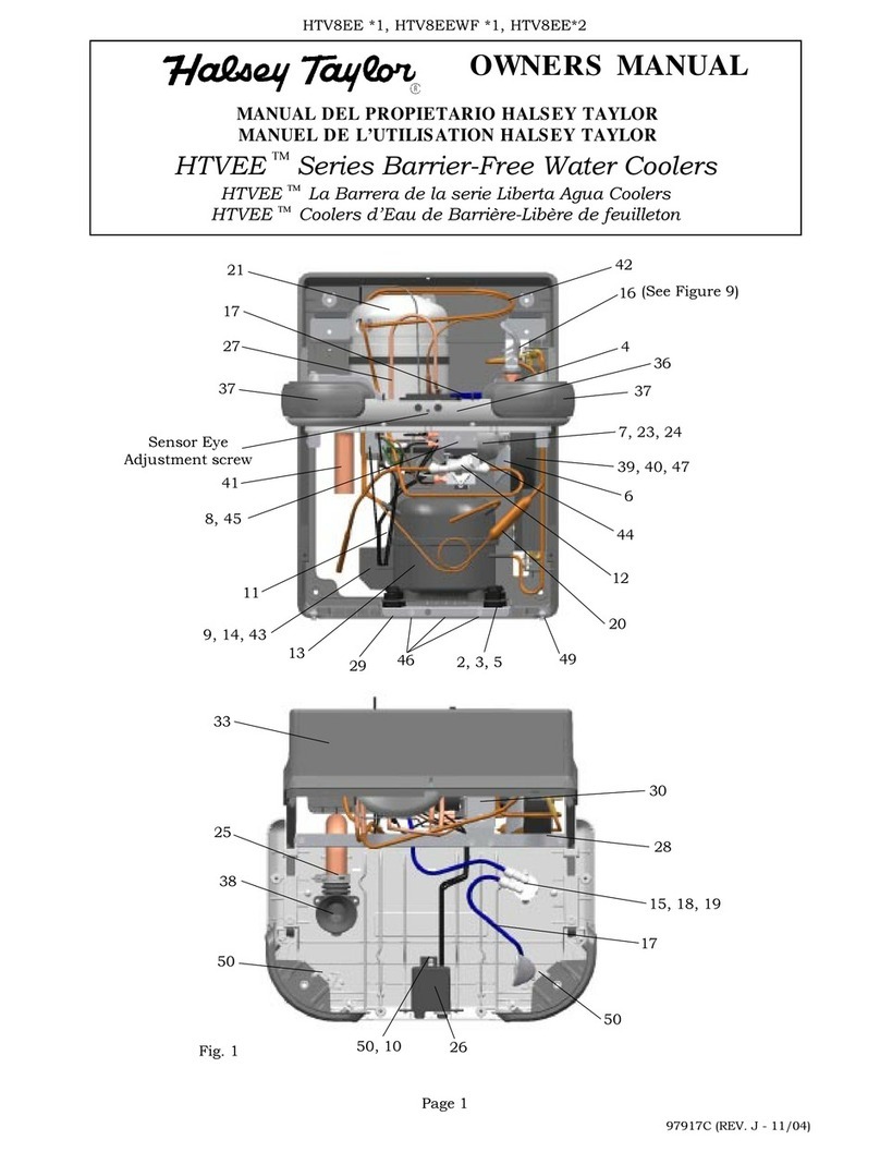 Halsey Taylor HTVEE Series owner's manual Halsey Taylor HTVEE Series owner's manual