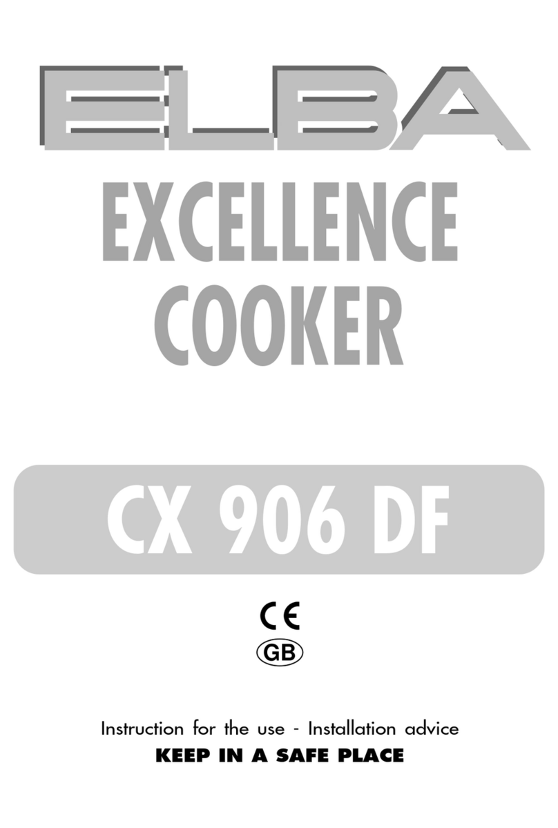 Elba CX 906 DF Instructions for the use