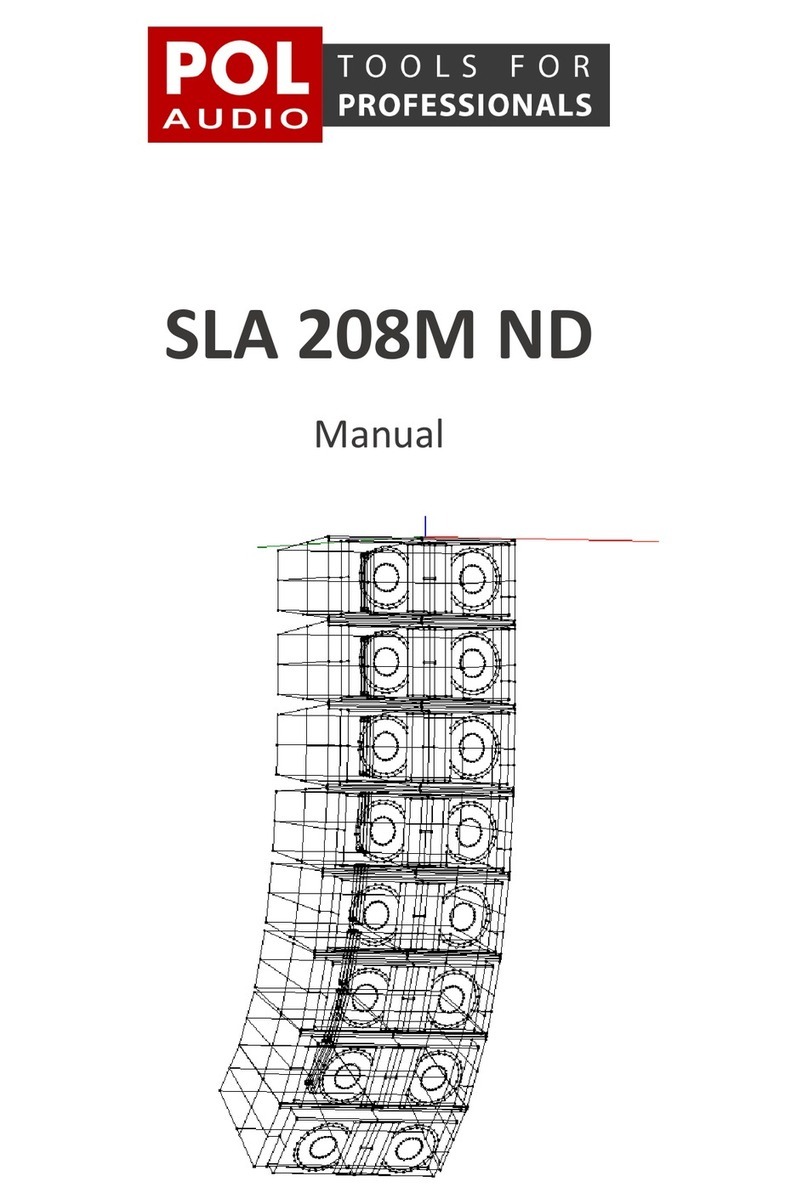 POL-AUDIO SLA 208M ND manual