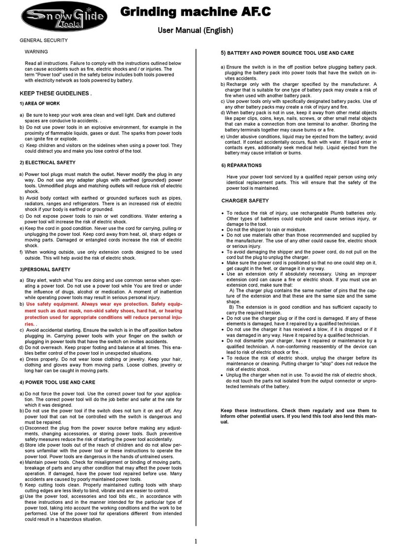 Snow Glide Tools AF.C user manual