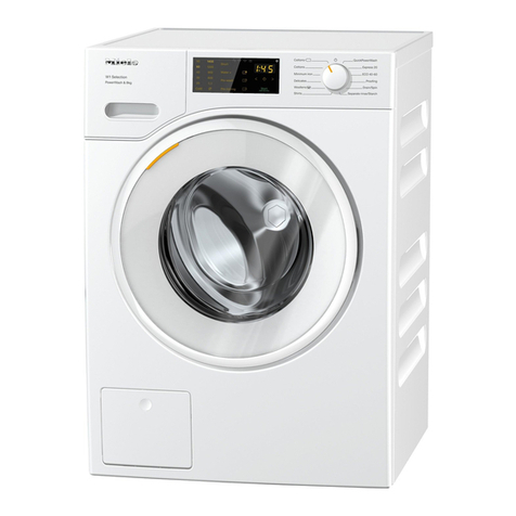 Miele WSD 323 Selection User manual Miele WSD 323 Selection User manual