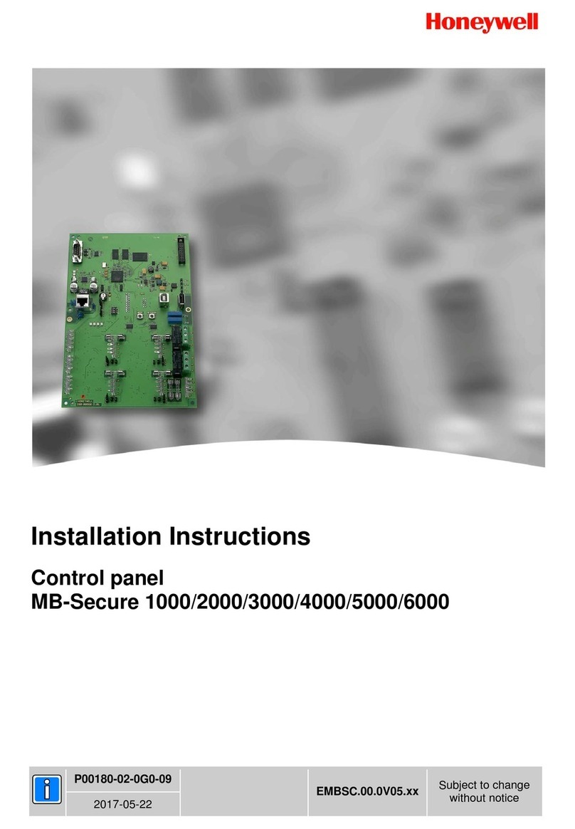 Honeywell MB-Secure 1000 User manual