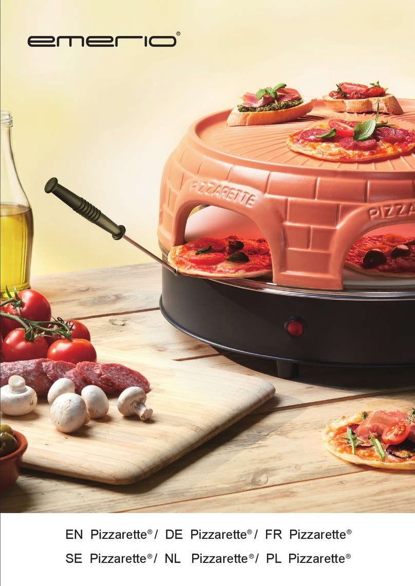 emerio Pizzarette PO-116100 User manual