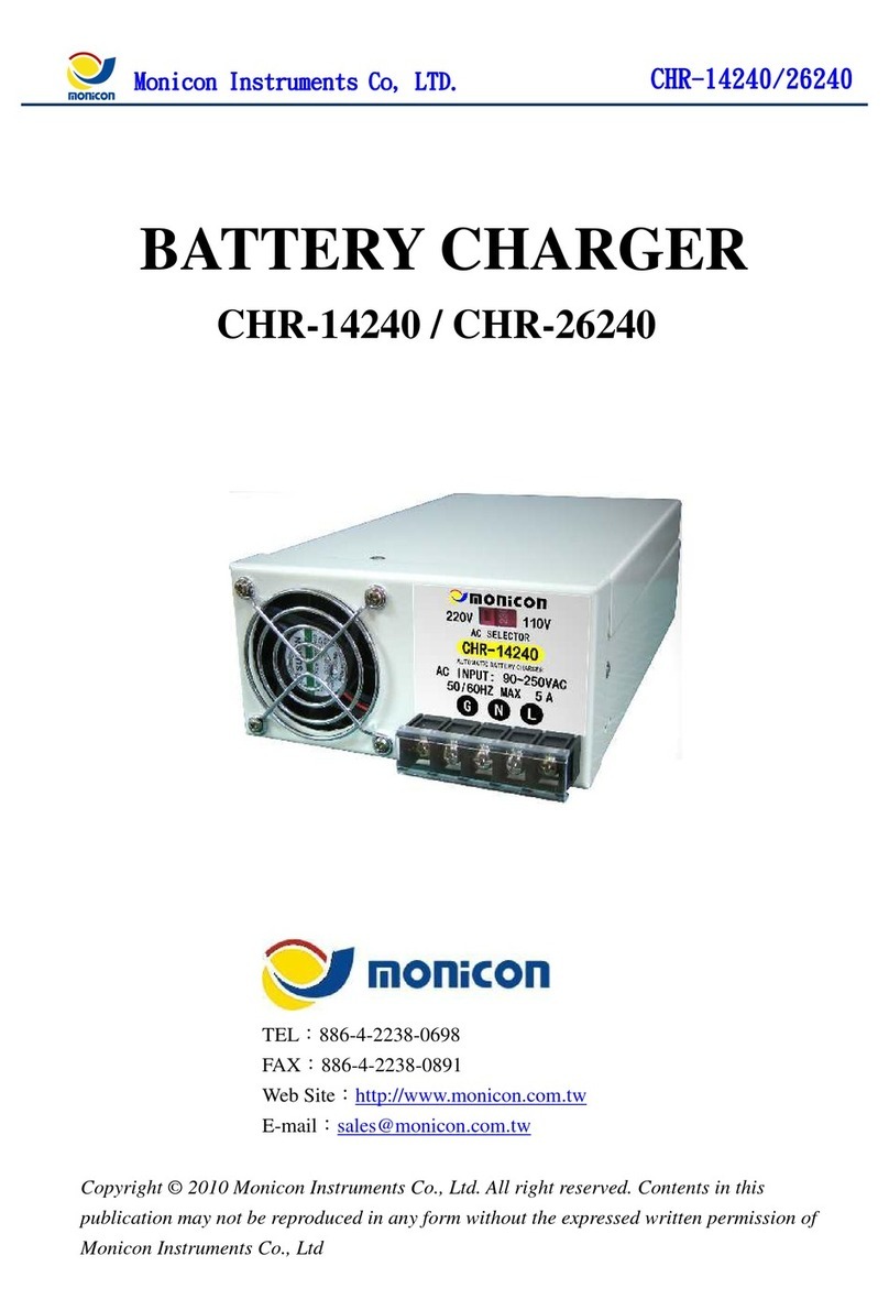 Monicon CHR-26240 manual