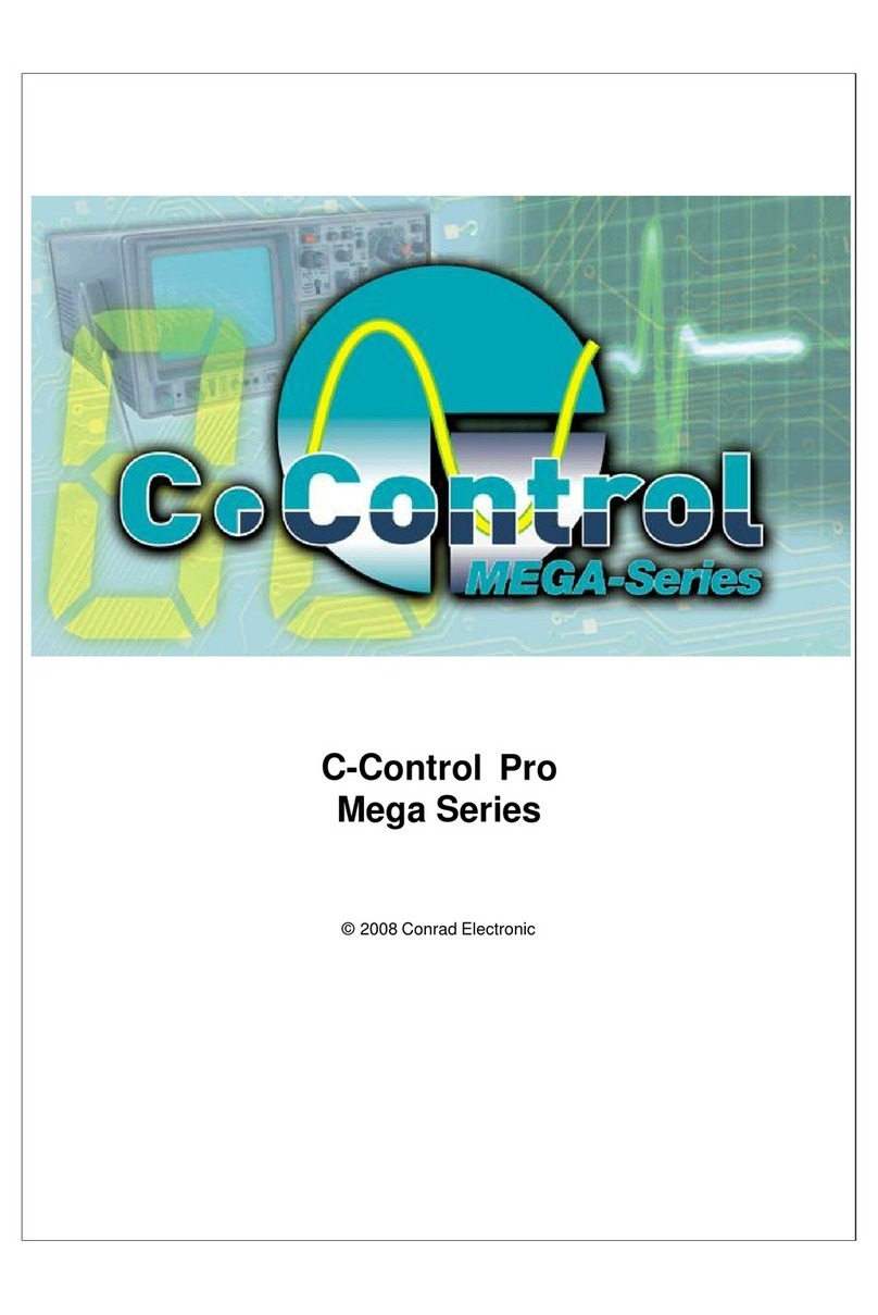 Conrad C-Control Pro Mega Series manual