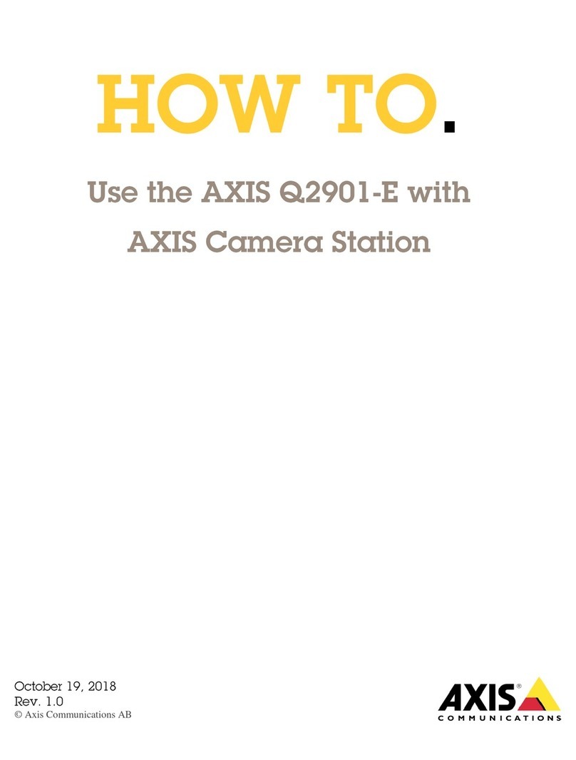 Axis Q2901-E How-to guide