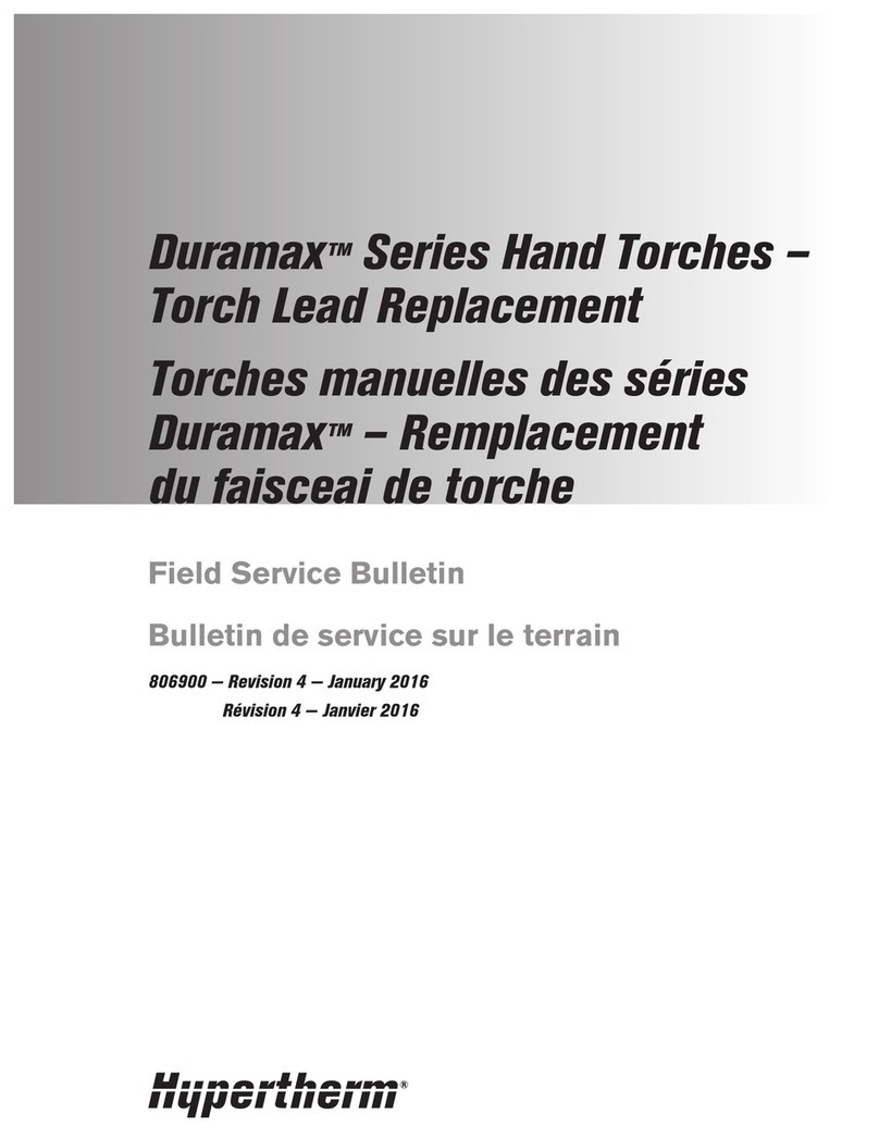 Hypertherm Duramax Series Field Service Bulletin Hypertherm Duramax Series Field Service Bulletin